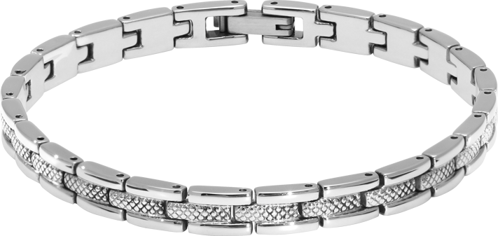 SANTORINI: STEEL BRACELET 6MMX21CM ADJUSTABLE.