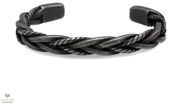 SLAVE: BRACELET, VINTAGE STEEL. 9MM. ONE SIZE.